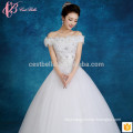 Lace appliques beading ball gown cheap custom made plus size princess wedding dress